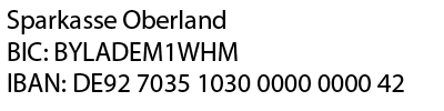 Bankverbindung Bankverbindung